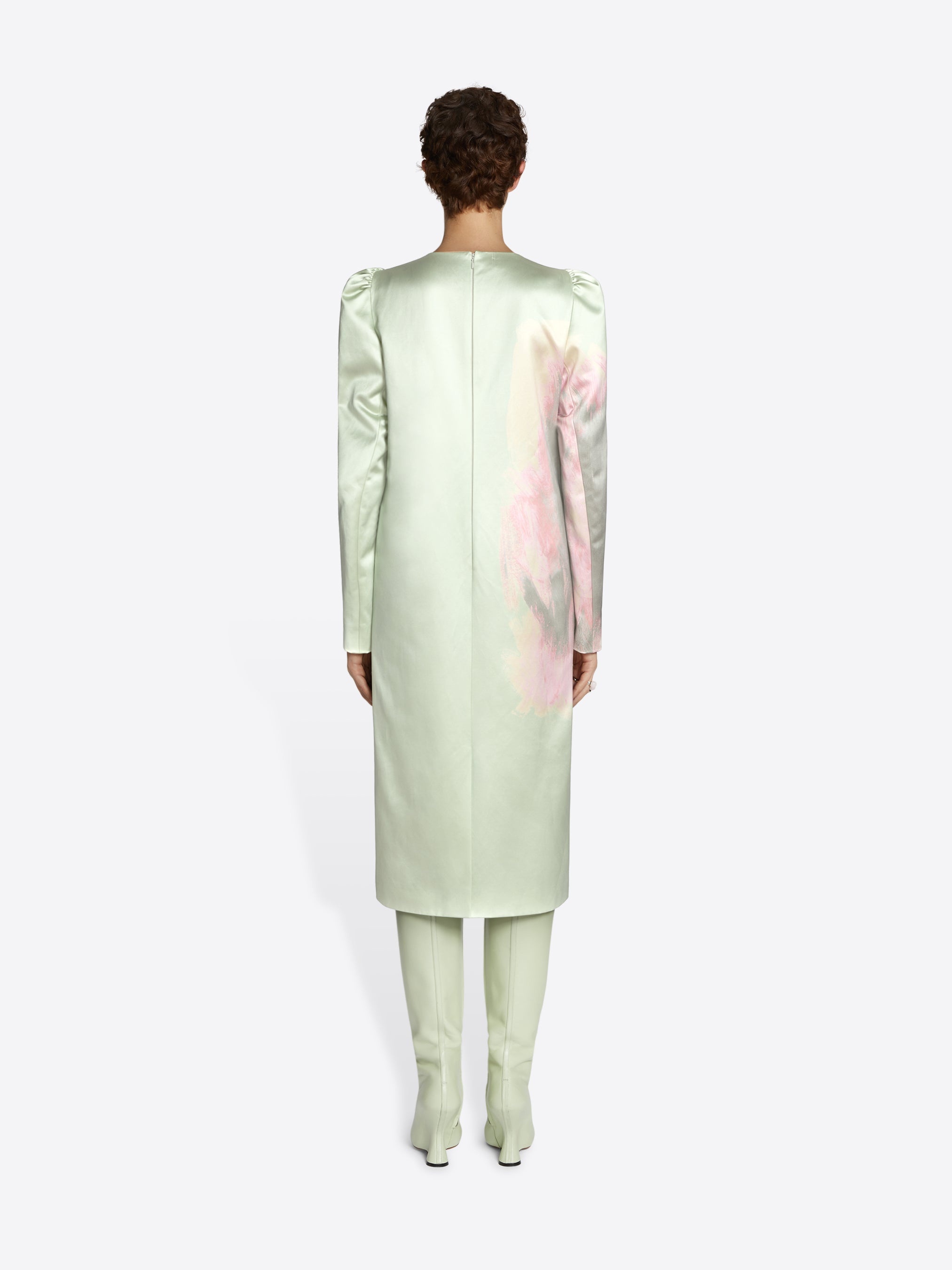 PRINTED SACK DRESS - 4