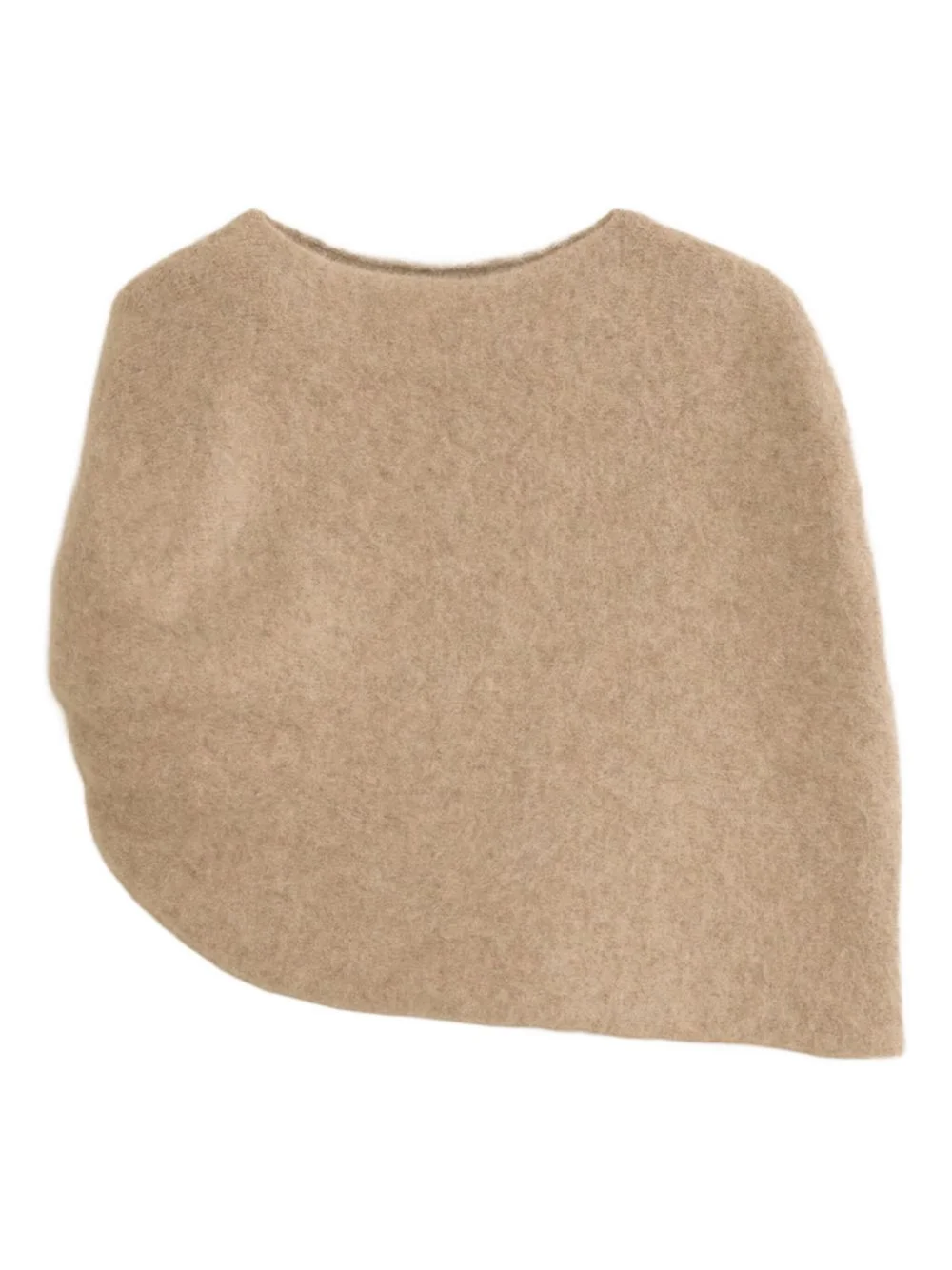 knotted round-neck scarf - 1