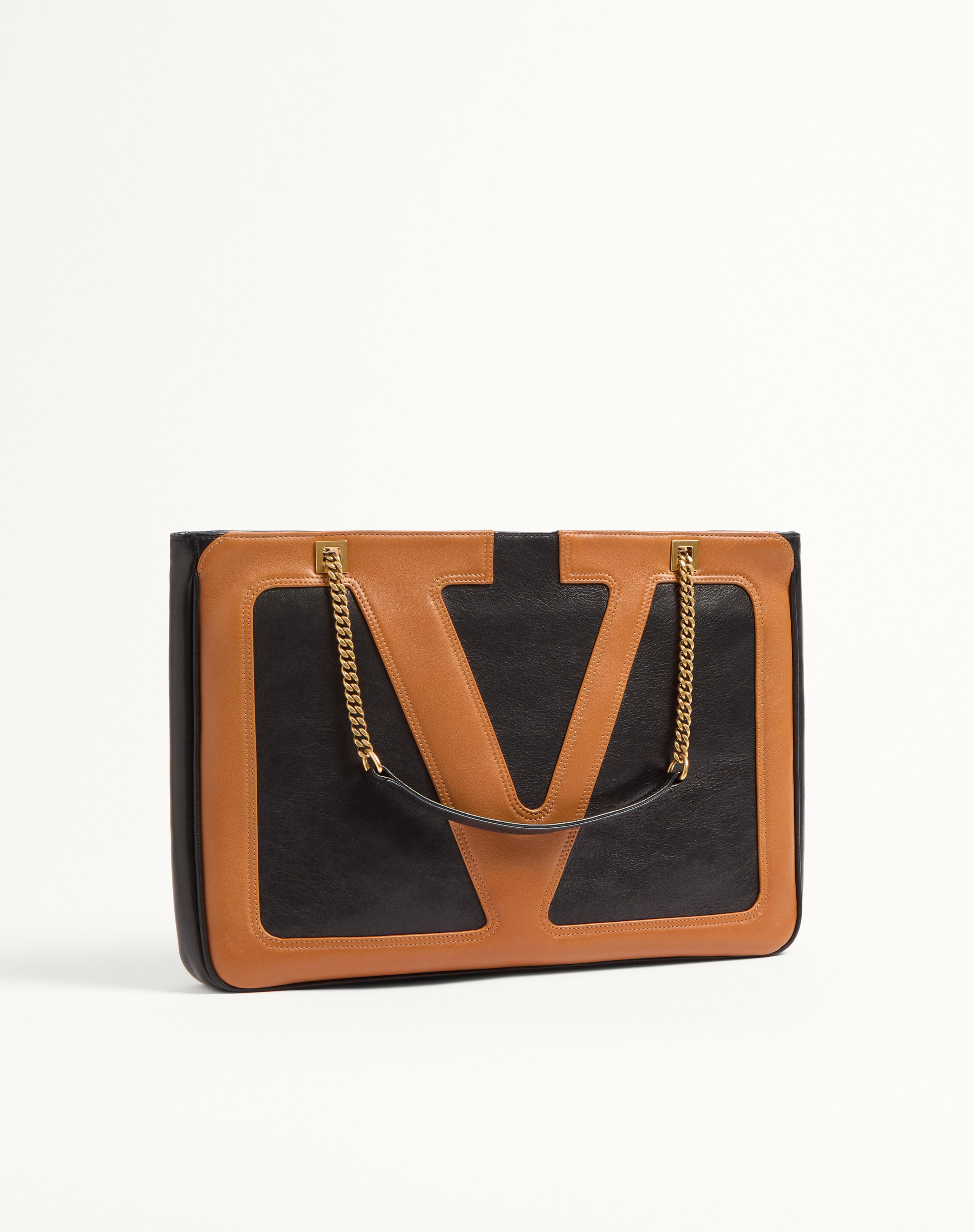 VALENTINO GARAVANI VIVA SUPERSTAR MEDIUM NAPPA LEATHER SHOPPING BAG - 2
