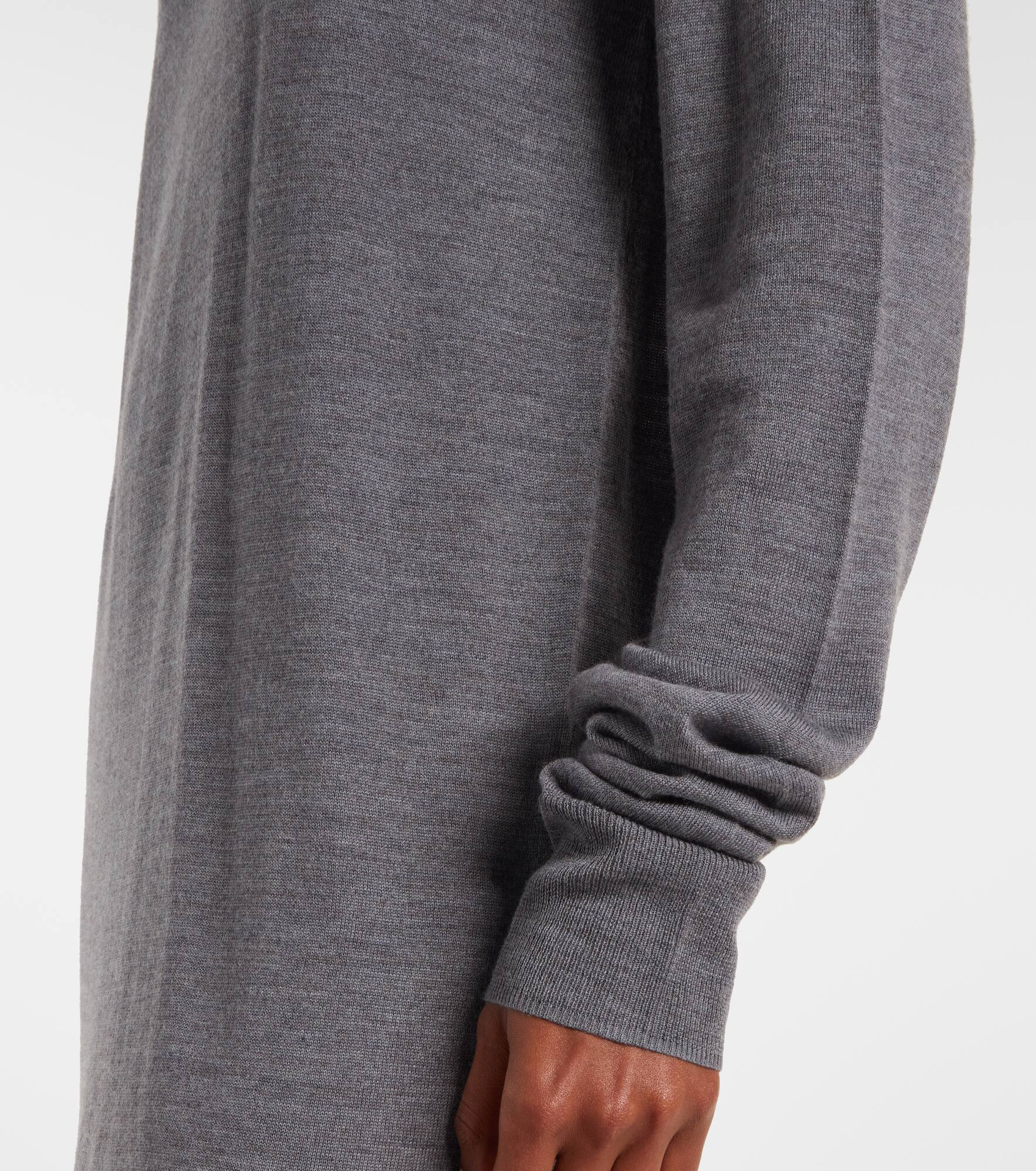 Wool and silk sweater dress - 5