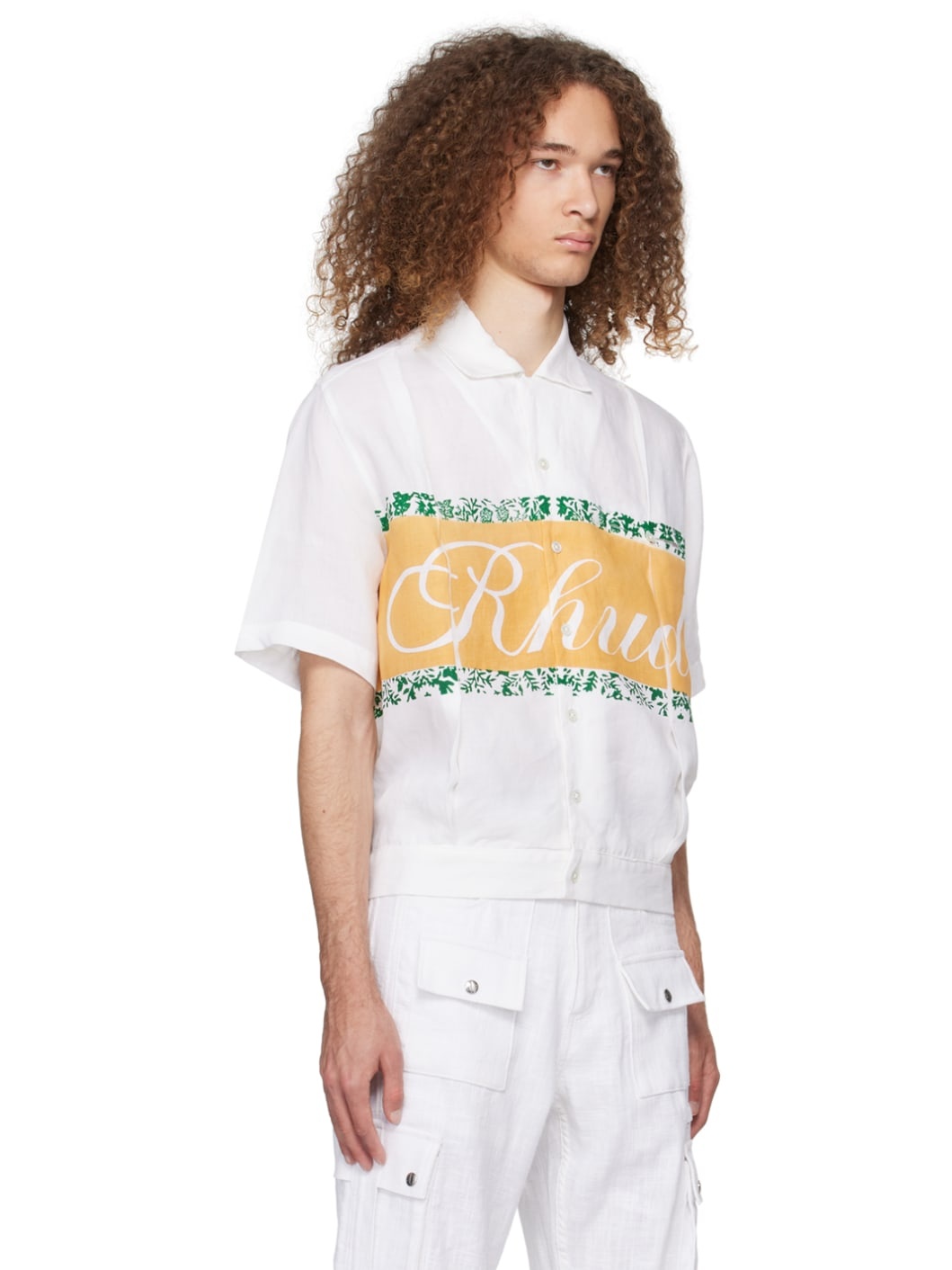 White Pleated Shirt - 2