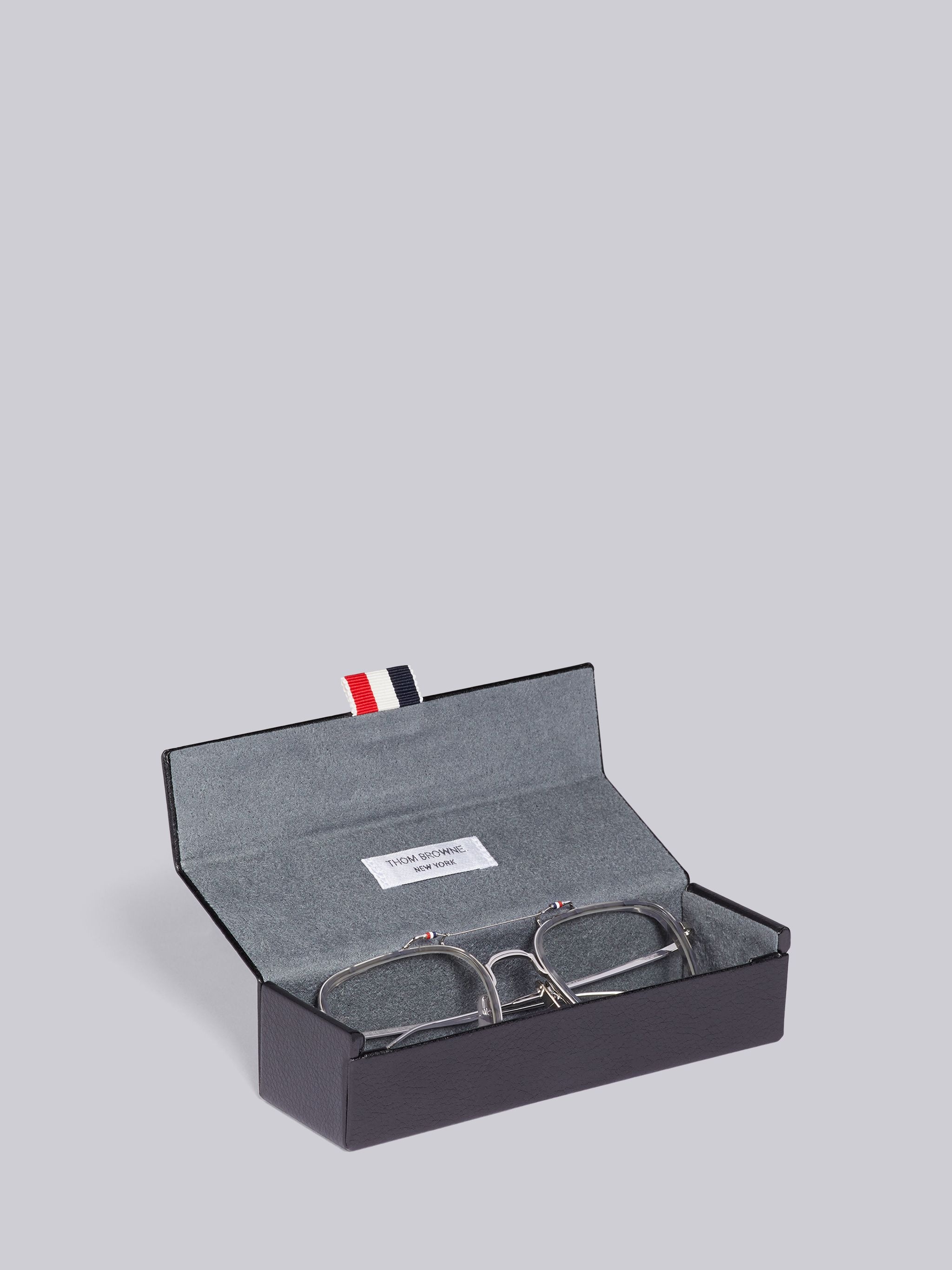 TB816 - Grey Tortoise Rectangular Aviator Glasses - 5