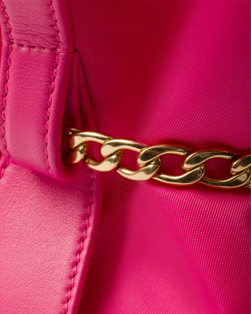 Prada Petit Sac Noir mini Re-Nylon and nappa leather bucket bag 5