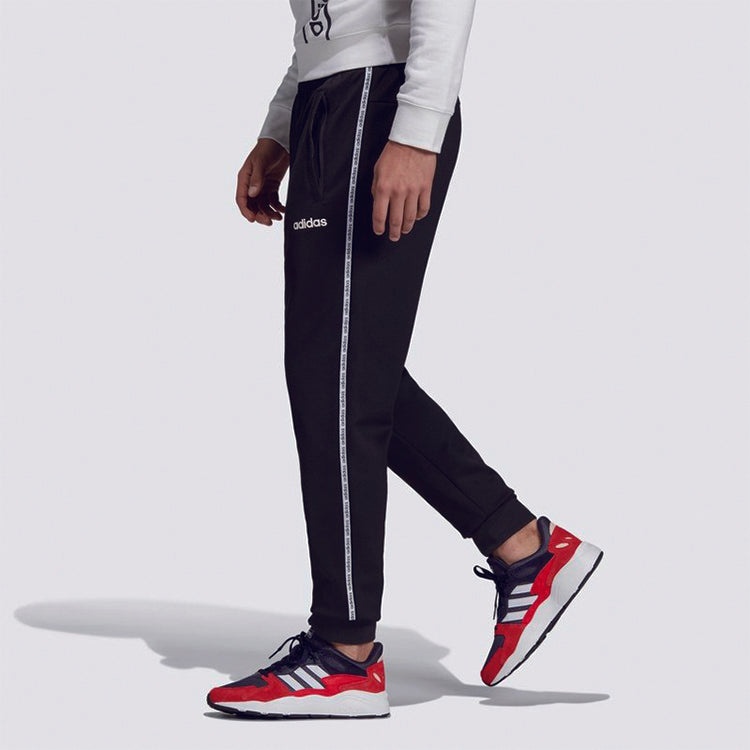 Men's adidas C90 TP Sports Stylish Black Long Pants/Trousers EJ9674 - 4