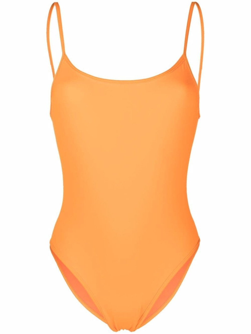 scoop-neck backless swimsuit 1