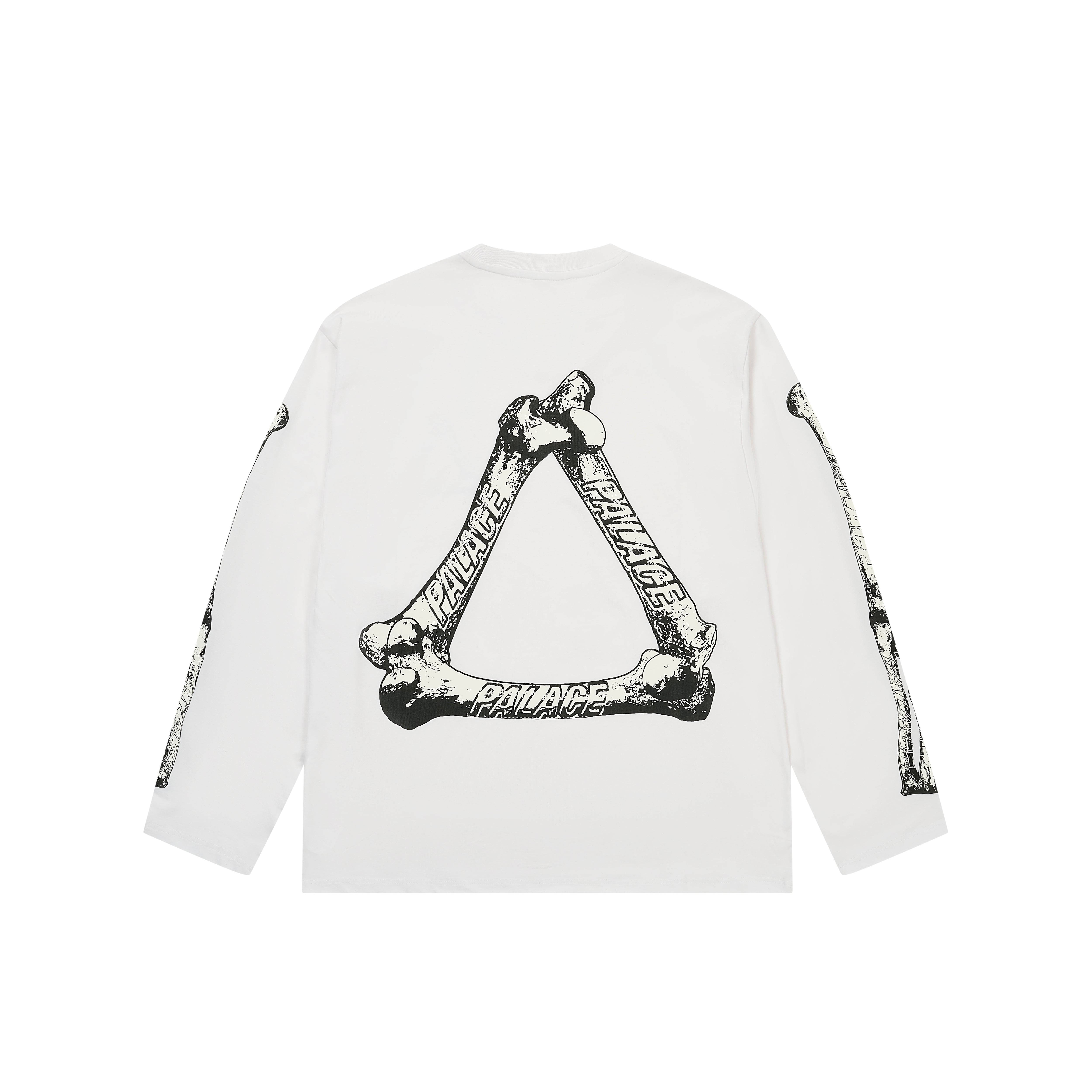 TRI-BONE LONGSLEEVE WHITE - 1