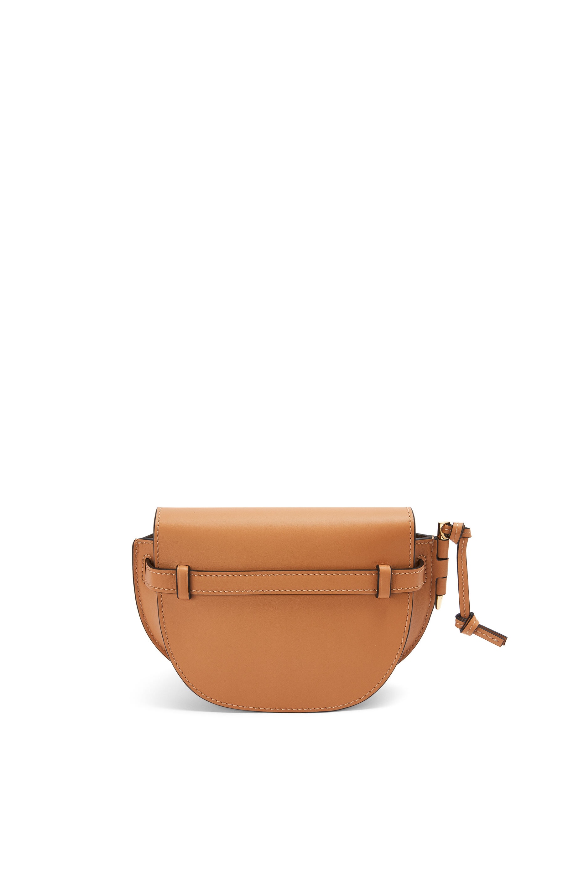 Mini Gate Dual bag in soft calfskin and jacquard - 5