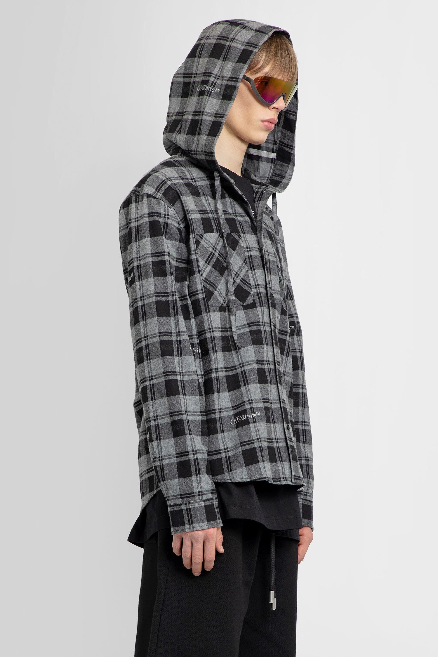 Check-Hooded-Shirt - 2