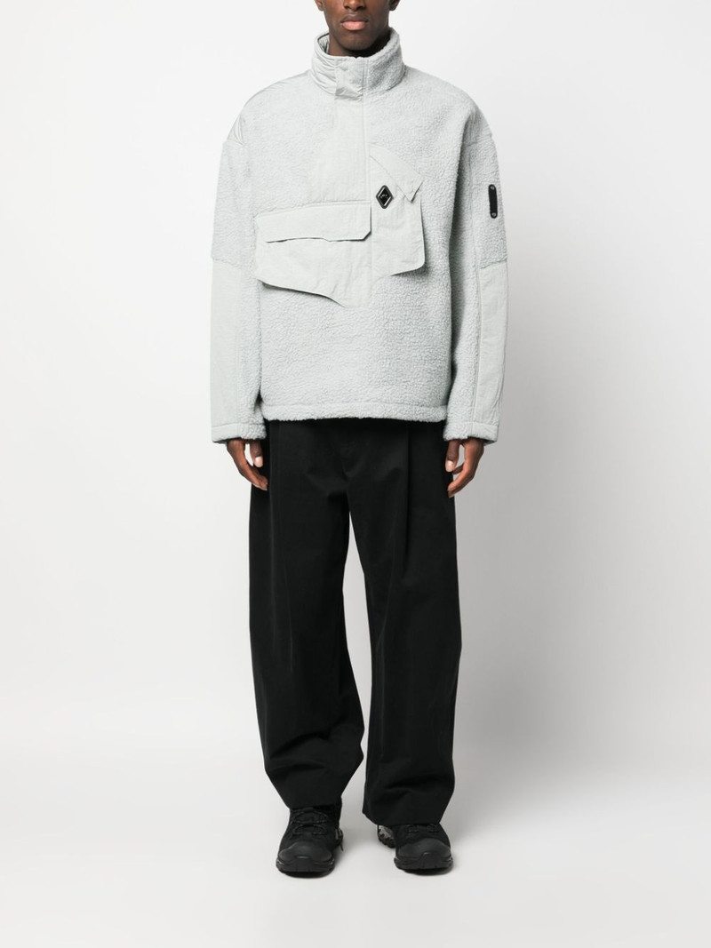 A-COLD-WALL* funnel-neck fleece jacket outlook