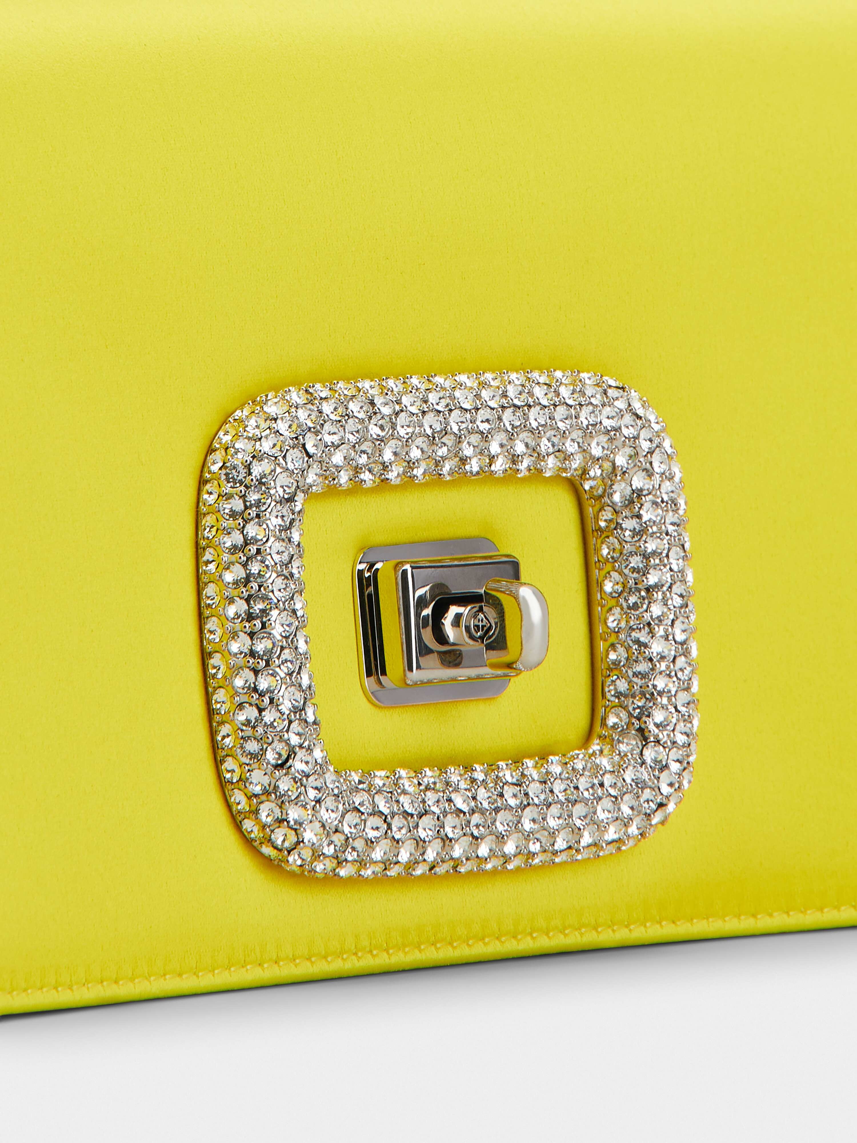 Viv' Choc Jewel Mini Bag in Satin - 6