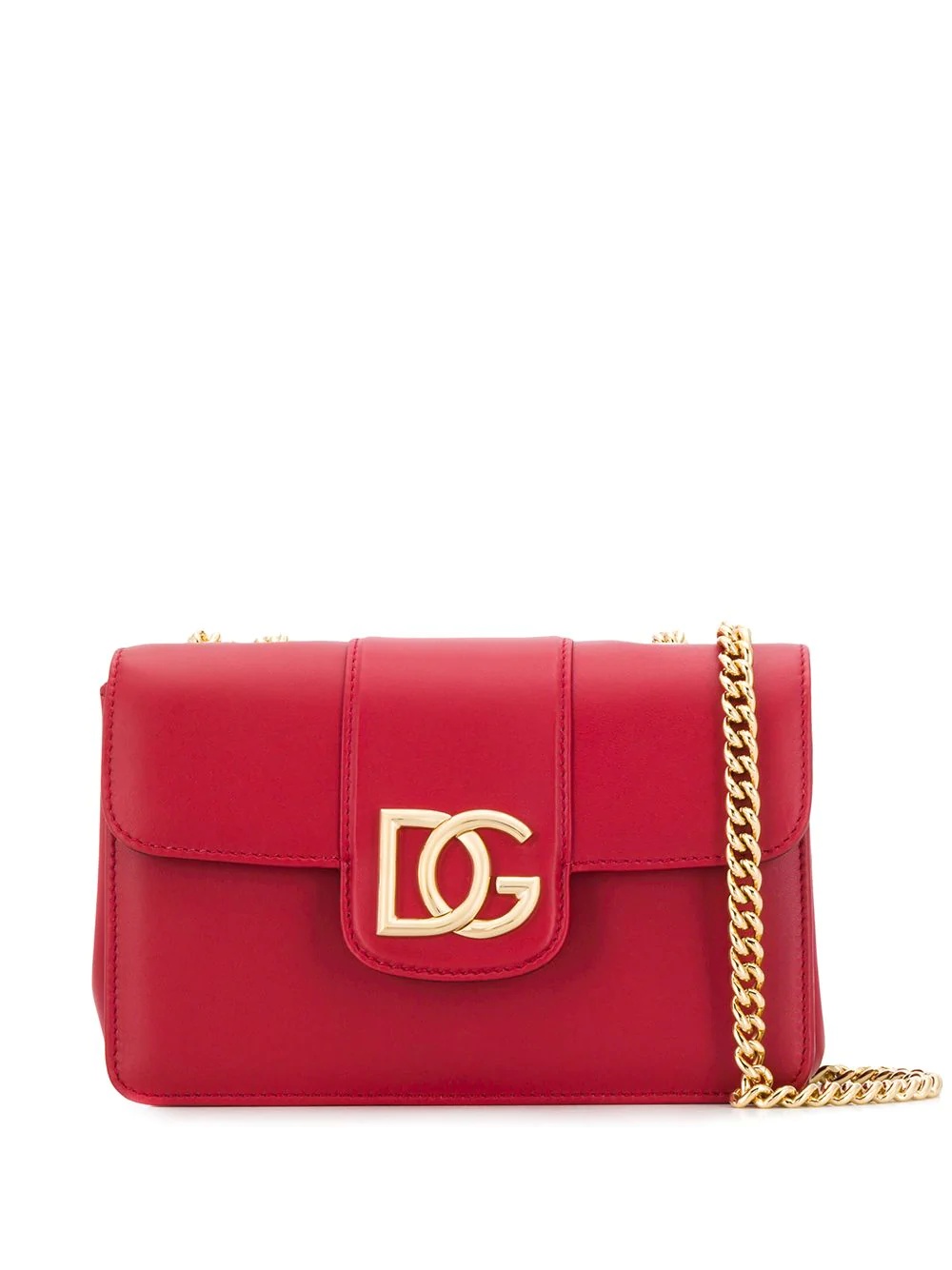 logo plaque shoulder bag - 1