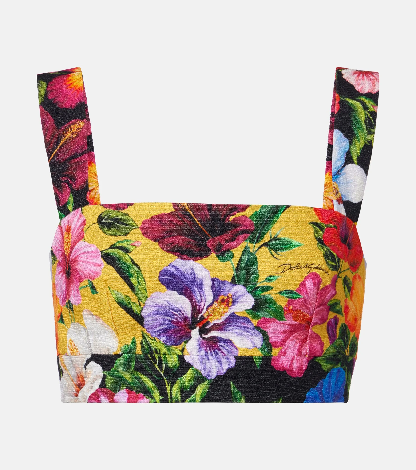 Floral crop top - 1