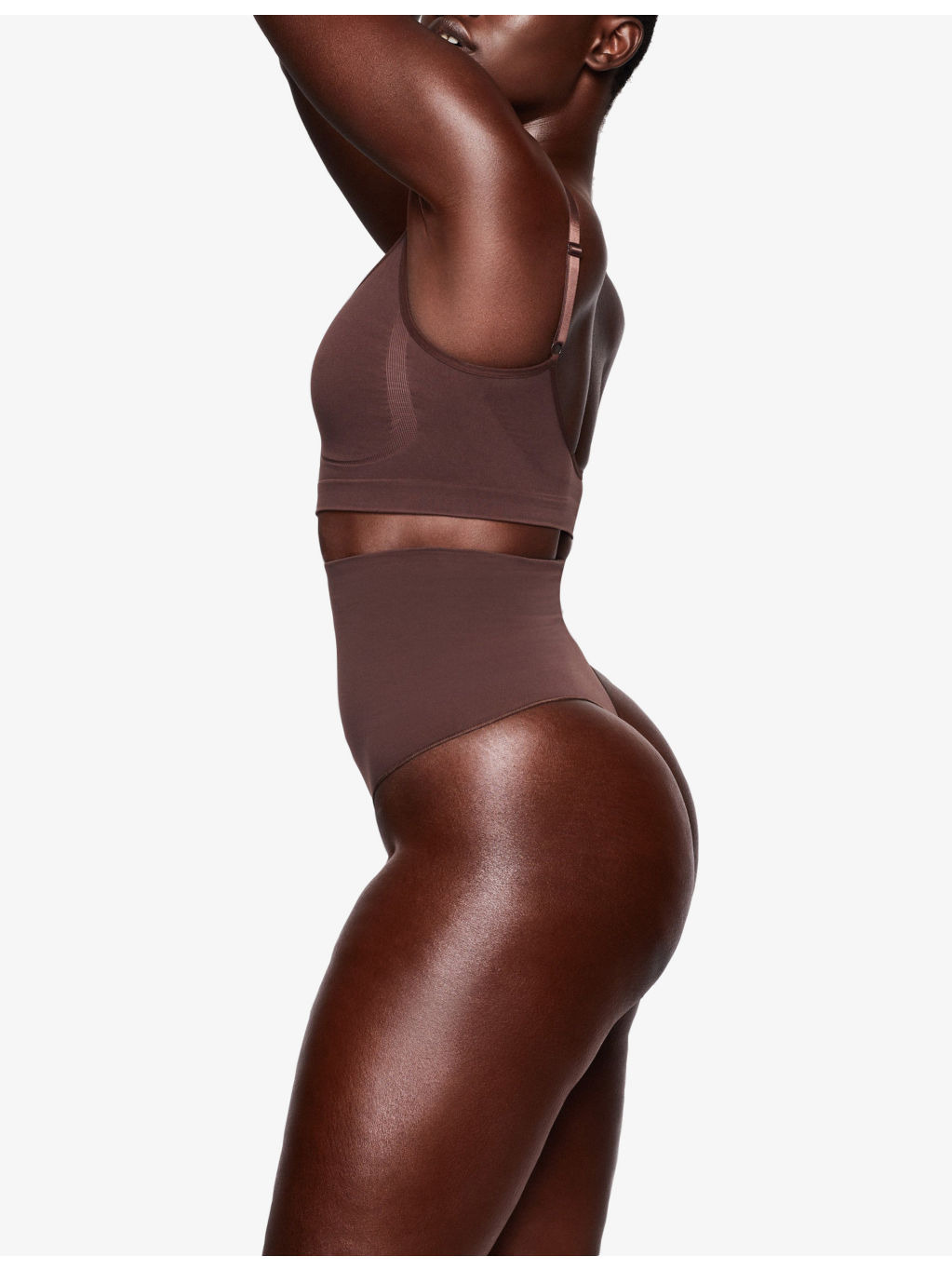Sculpting scoop-neck stretch-woven bra - 3