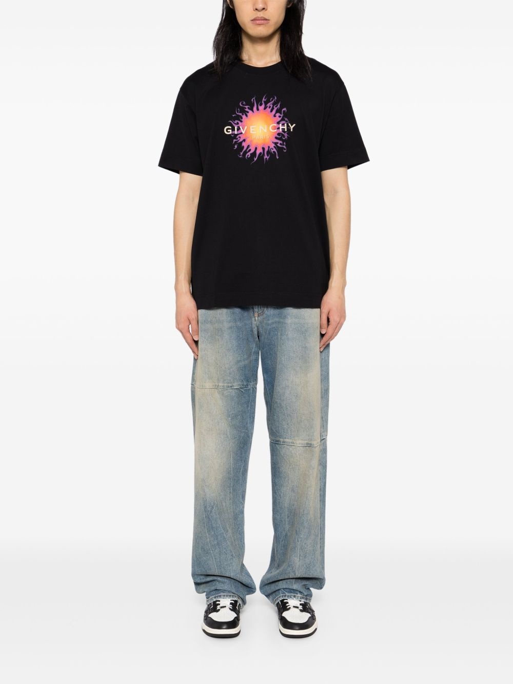 logo print t-shirt - 2