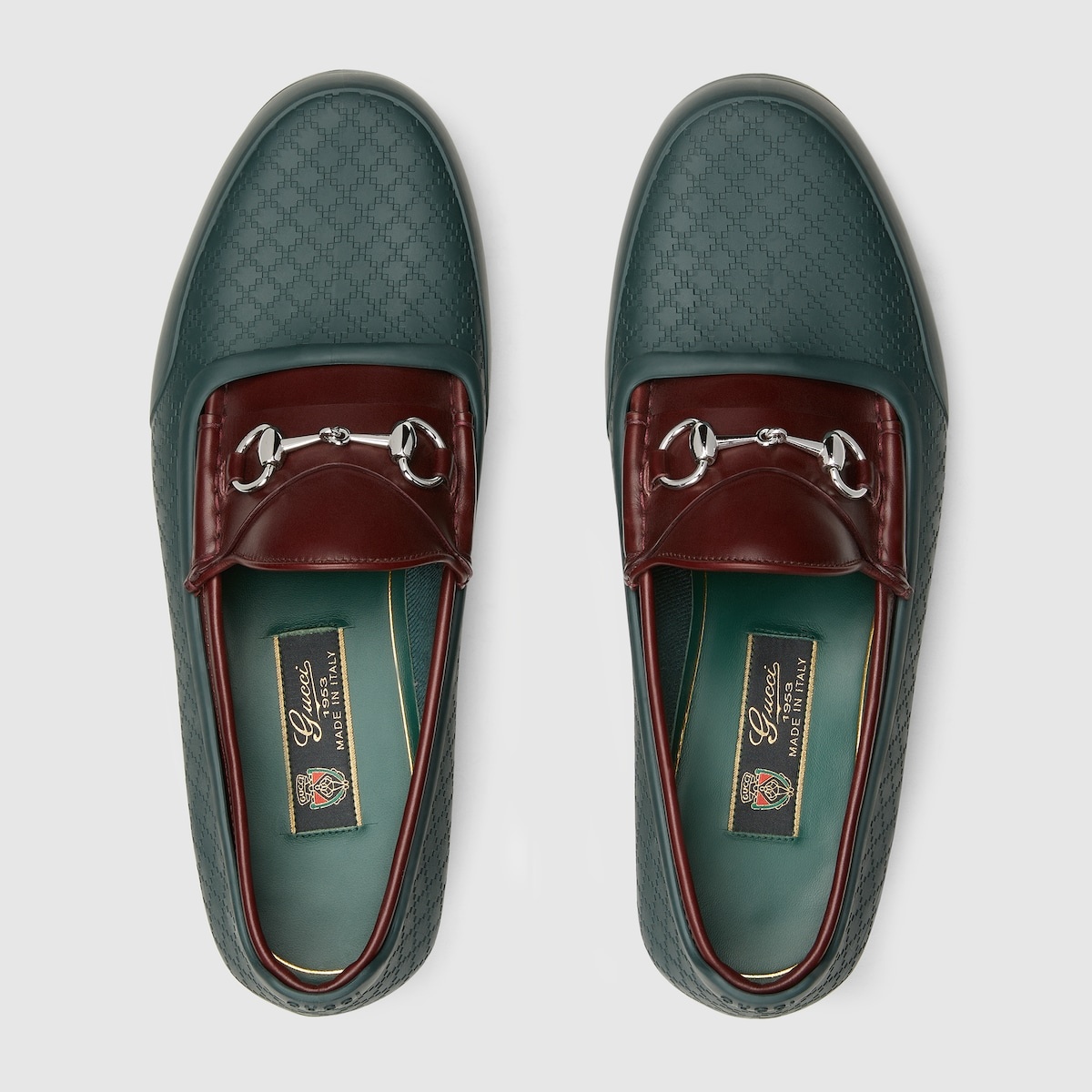 Men's rhodium Horsebit loafer - 5