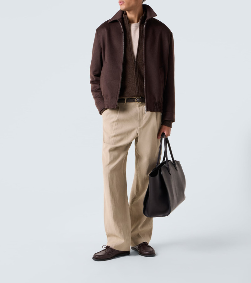 Tod's Wool and cashmere zip-up cardigan outlook