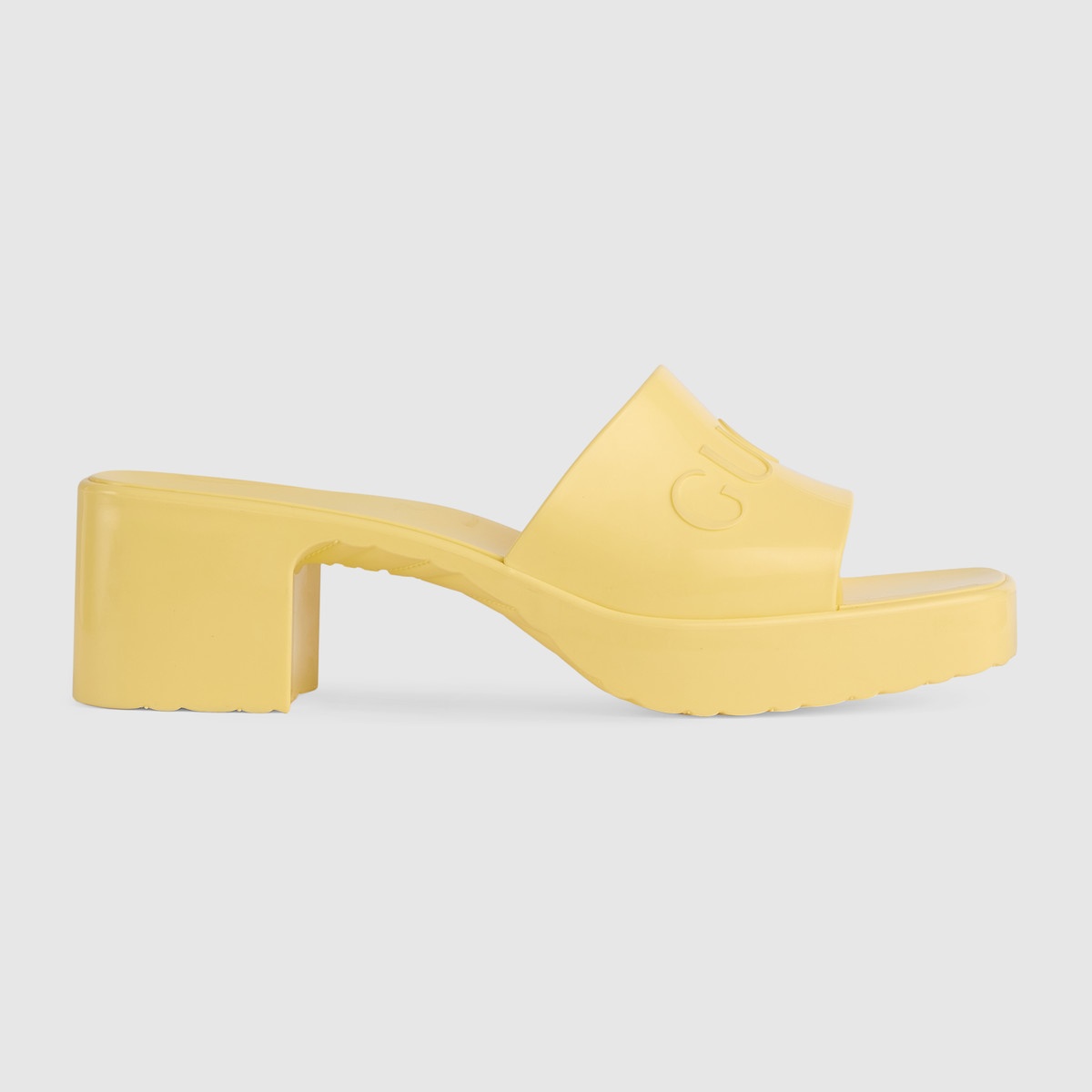 Women's rubber slide sandal - 1