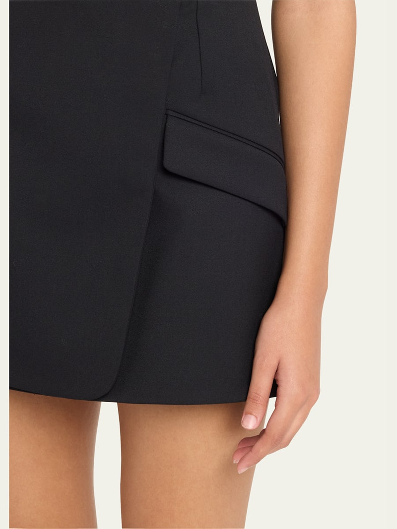 SIMKHAI Payton Mini Wrap Skirt outlook
