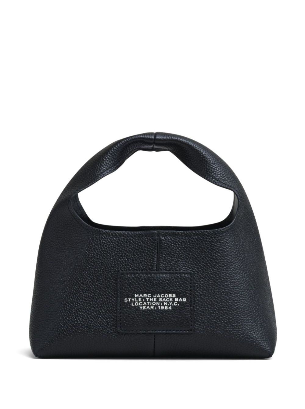 Marc Jacobs Women 'The Mini Sack' Black Handbag With Logo In Leather Woman - 3