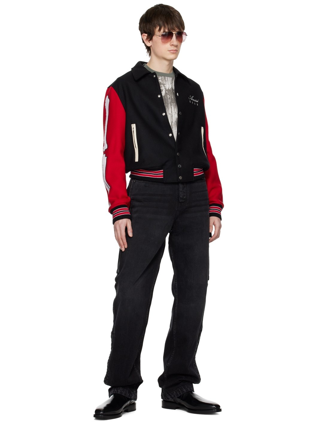 Black Stack Workman Jeans - 4