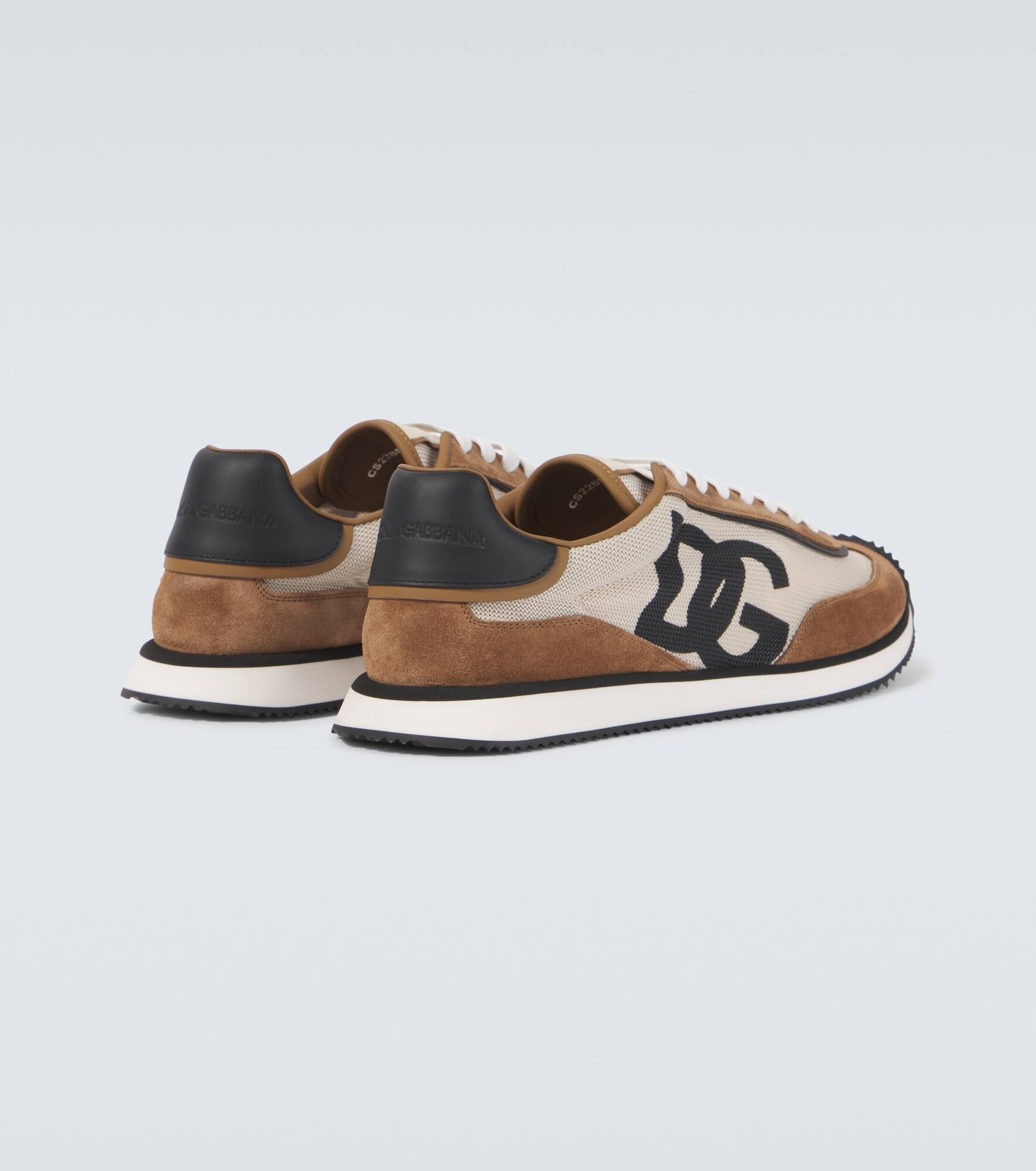 DG Cushion suede-trimmed sneakers - 6