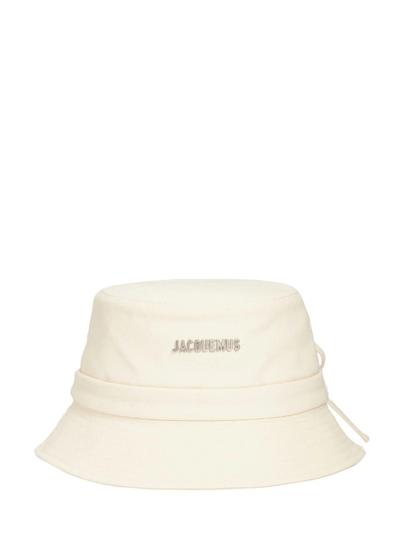 LE BOB GADJO COTTON LOGO BUCKET HAT - 1