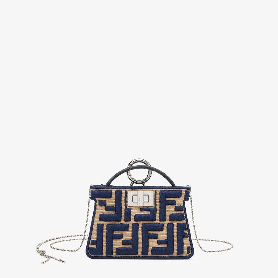 Blue FF canvas charm - 1