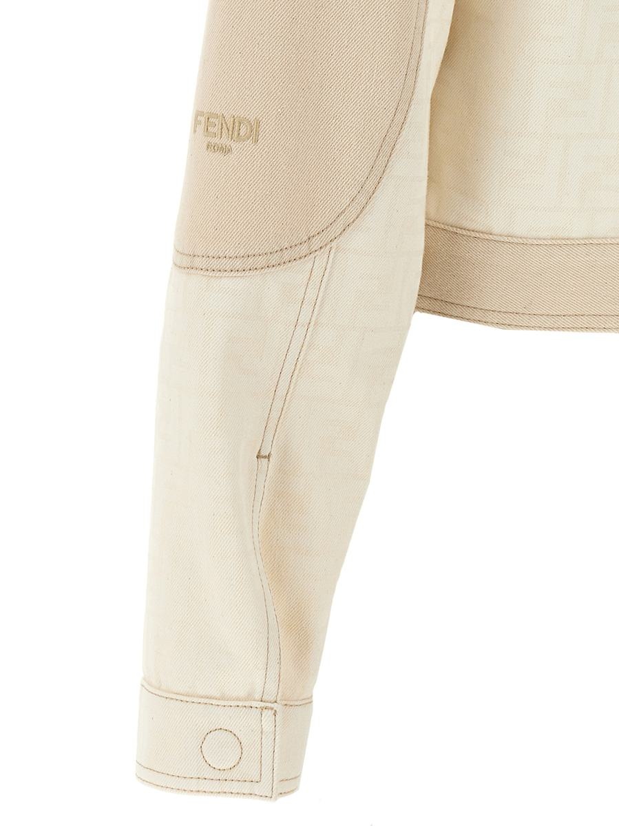 【送料&関税込】Fendi Two-tone Denim Jacket FENDI Fendi Two-Tone Denim Jacket | baltini | REVERSIBLE
