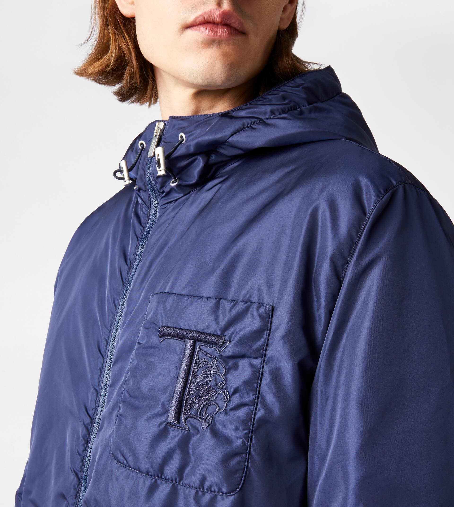 TOD'S PADDED WINDBREAKER - BLUE - 5