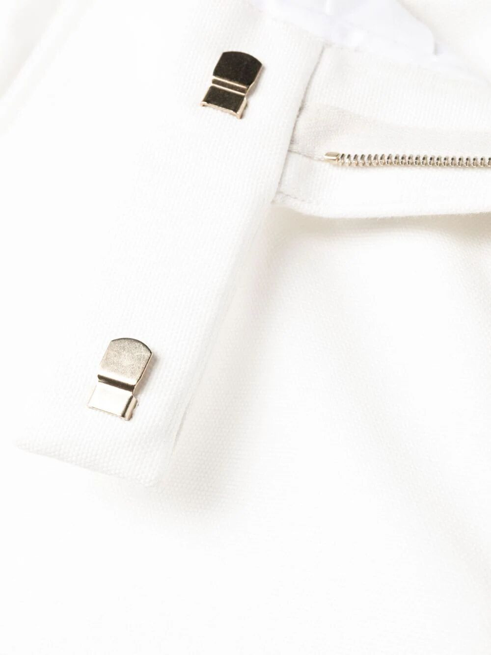 Thom Browne Women High Waisted Straight Leg Trouser In Organic Cotton Canvas - 4