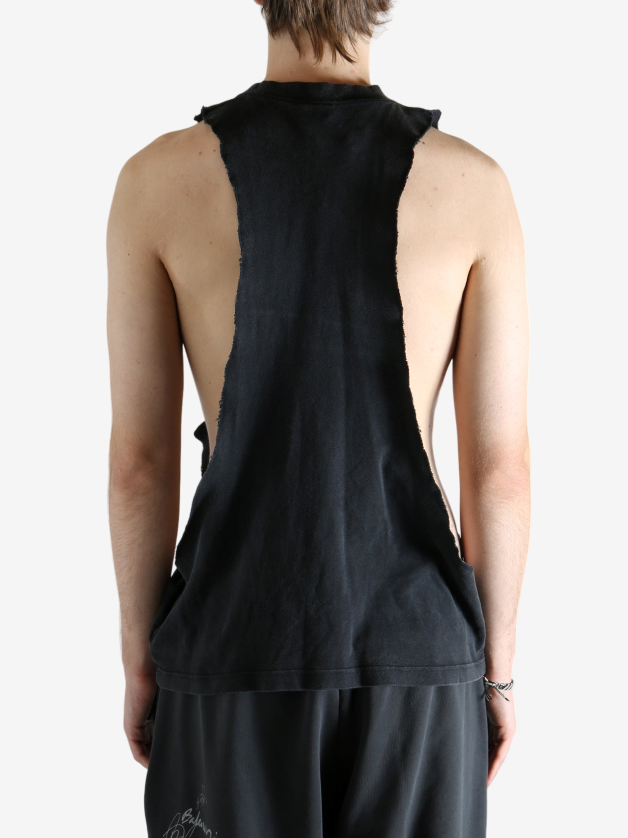 BALENCIAGA - Men Ripped Tank Top - 3