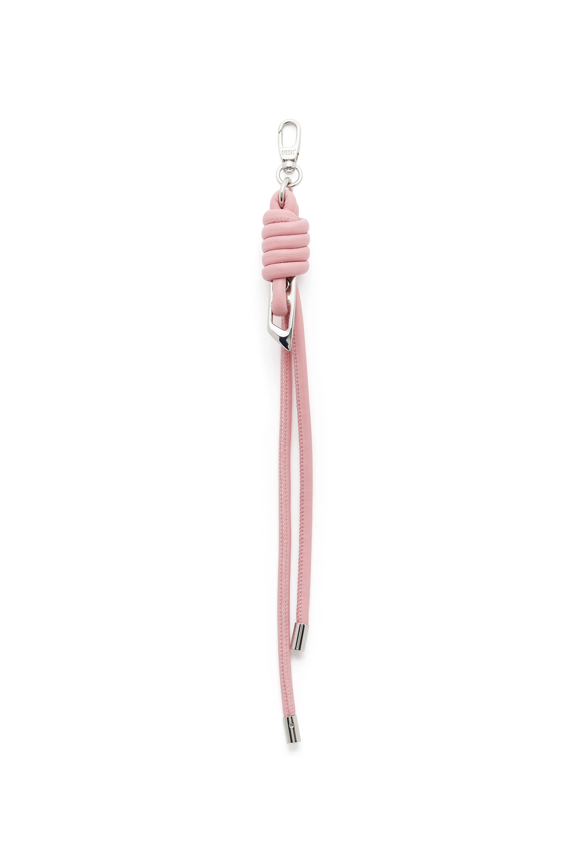 KNOTTED-STRAPS CHARM IN METAL AND PU - 1