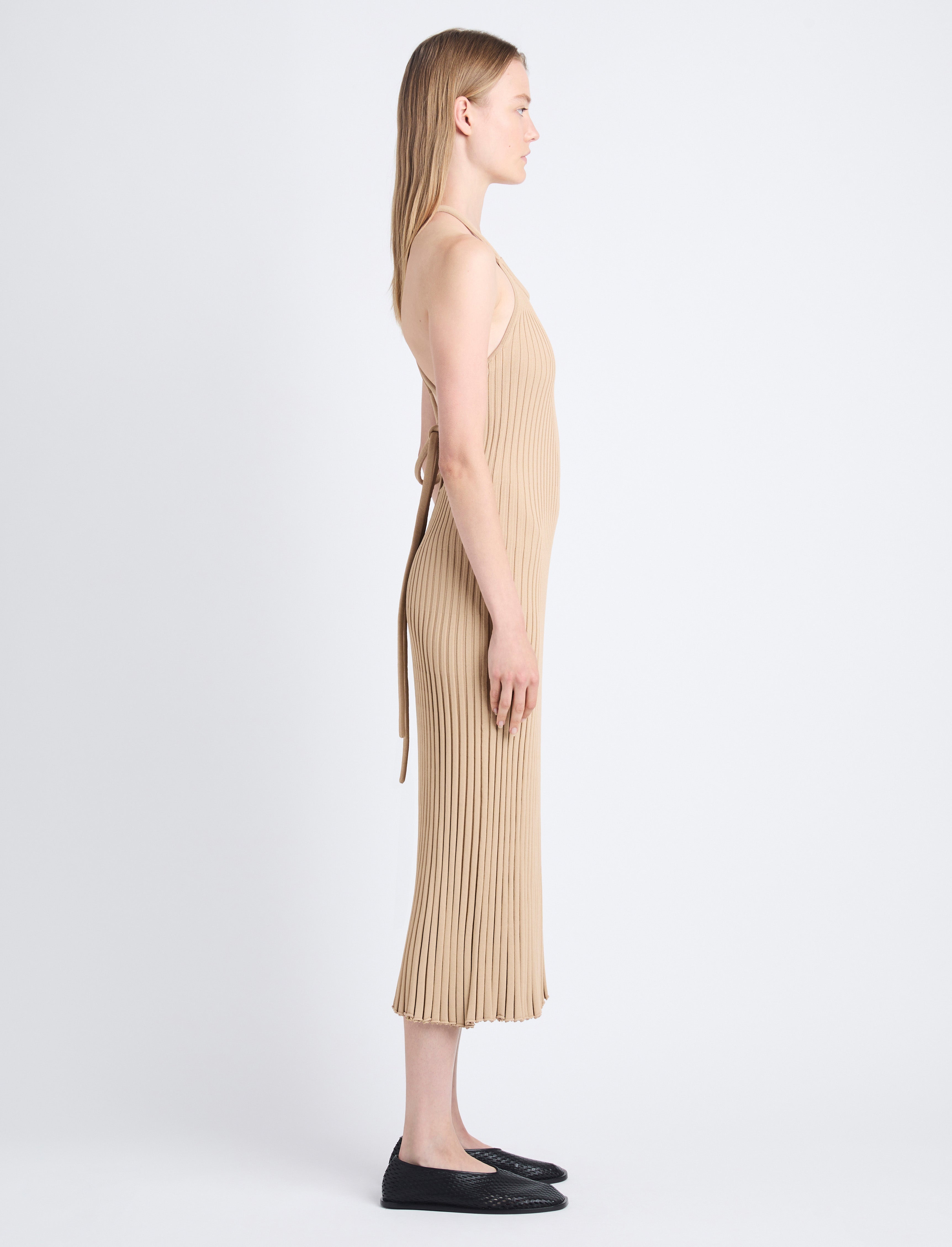 Vida Dress in Viscose Rib - 3