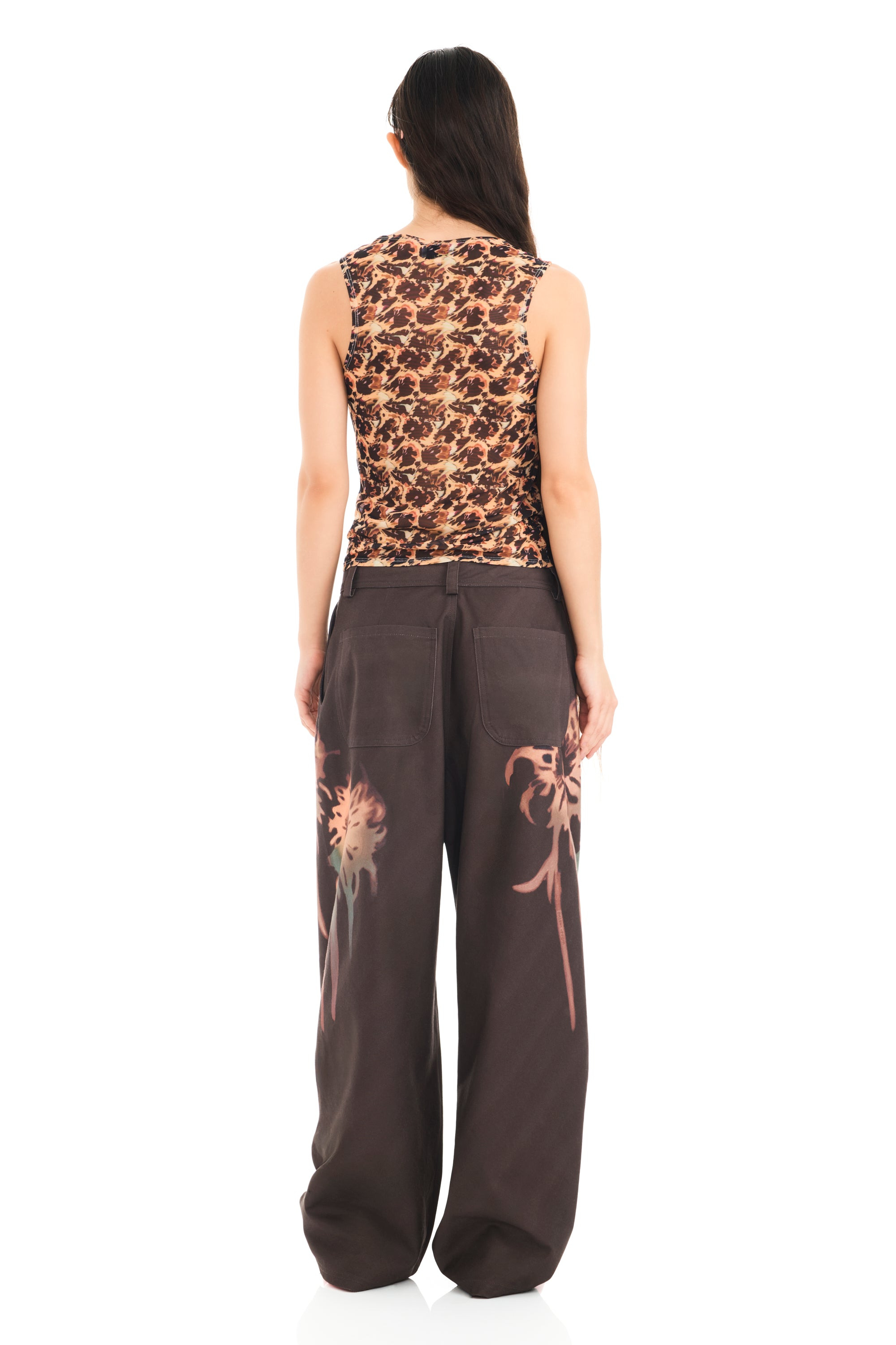 LEOPARD PEONY DACHI CARDIO TANK - 10