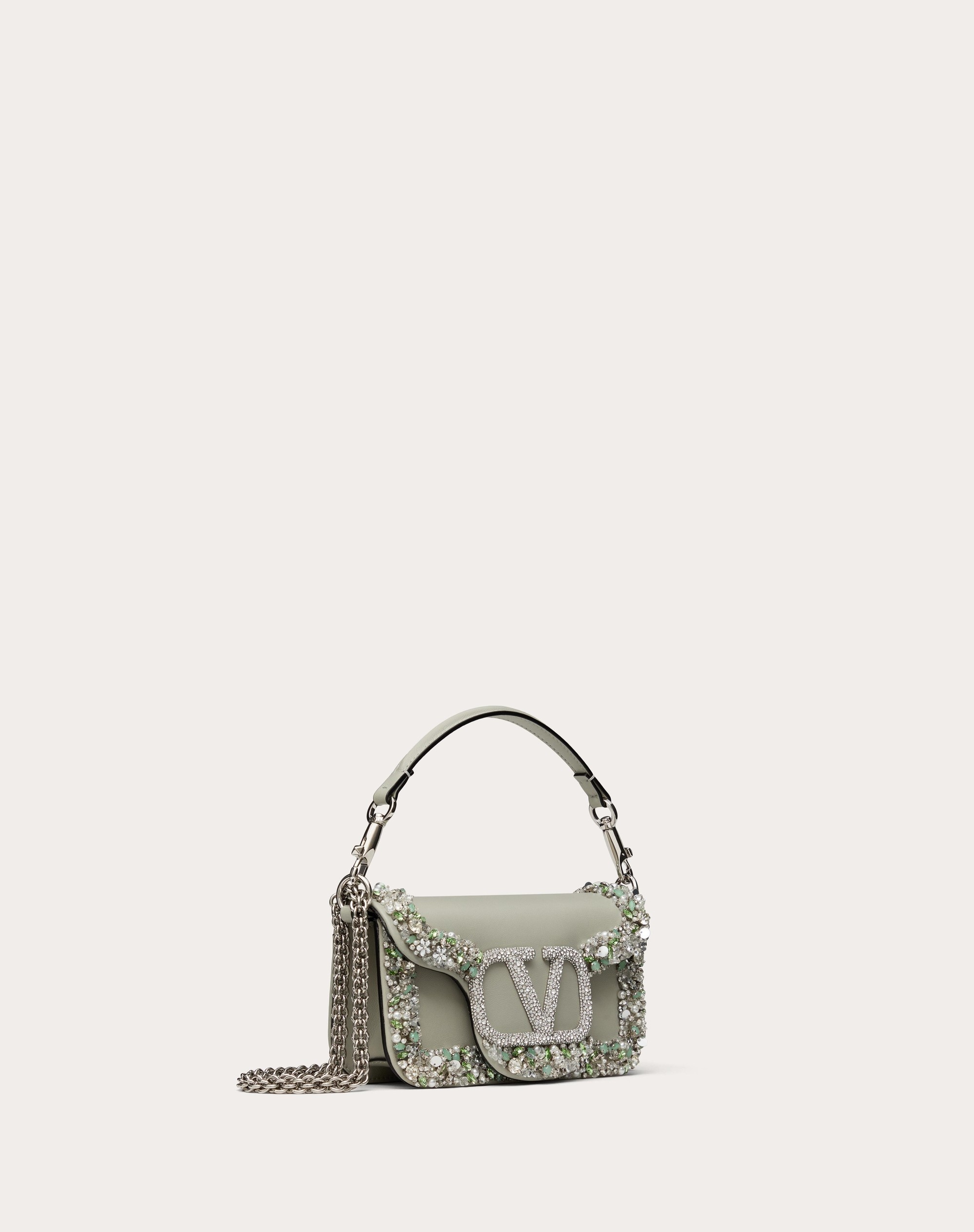 VALENTINO GARAVANI VALENTINO GARAVANI LOCÒ SMALL EMBROIDERED SHOULDER BAG - 2