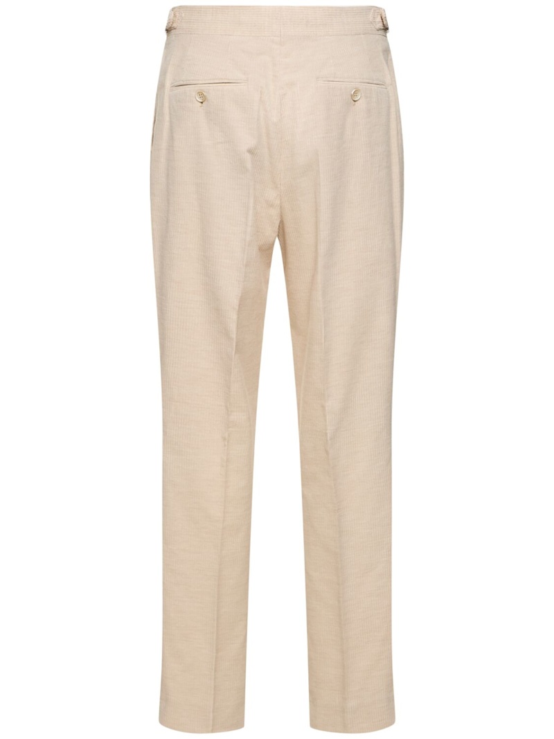 Cotton & cashmere corduroy pants - 5