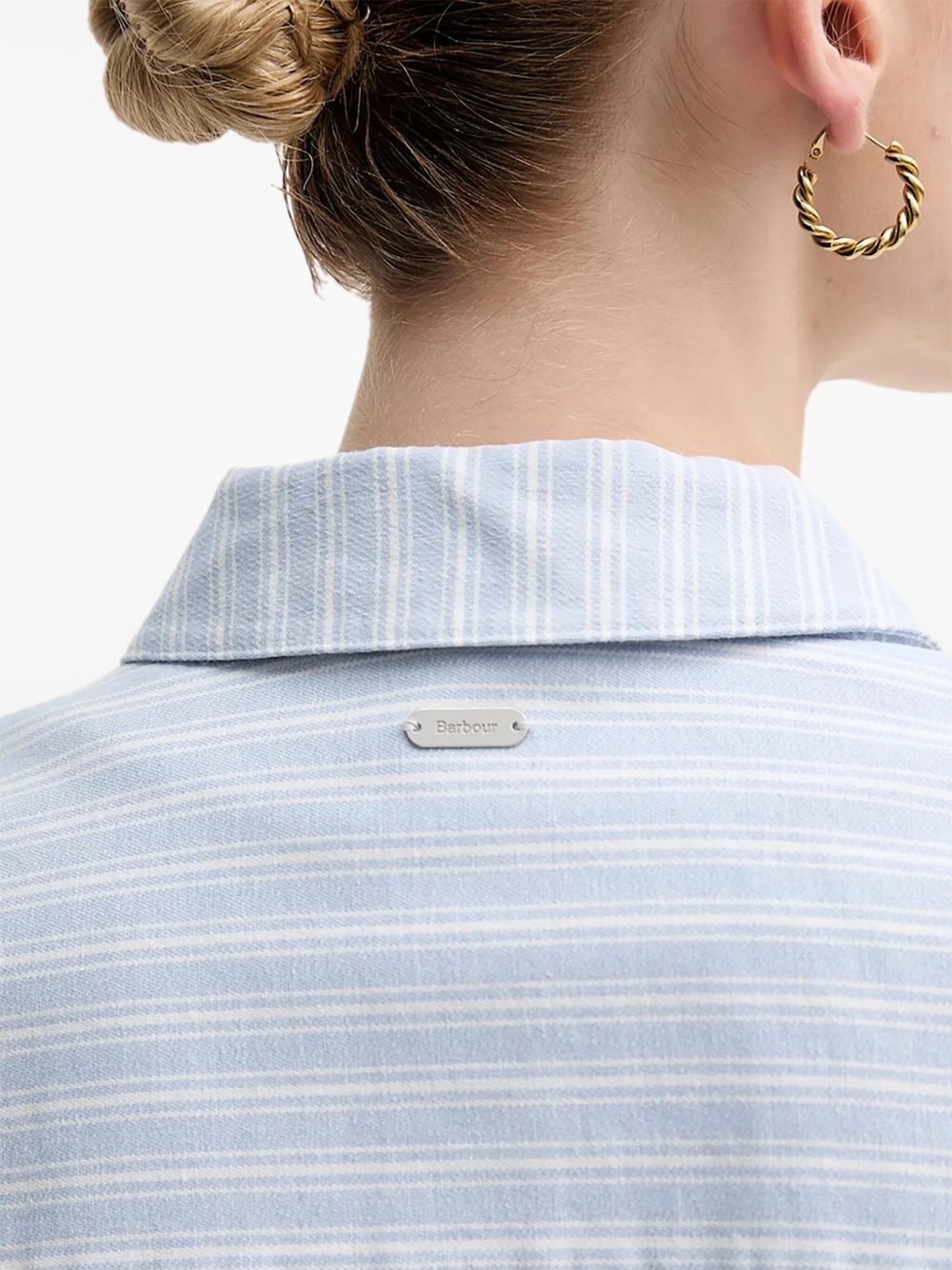 striped chest-pocket shirt - 4