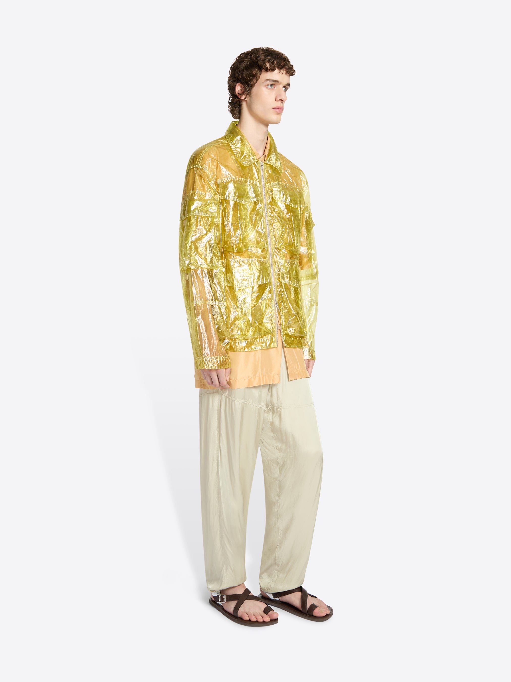 OVERDYED TRANSPARENT JACKET - 3