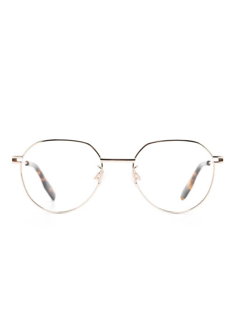 metallic round-frame glasses - 1