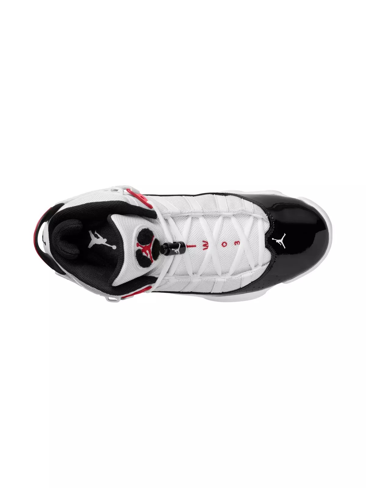 6 Rings "White/Black/Varsity Red" Men's Shoe - 3