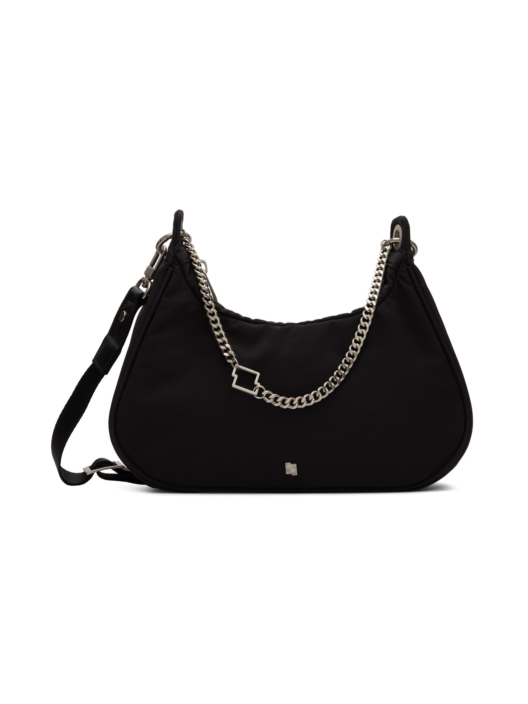 Black Tetris Chain Shoulder Bag - 1