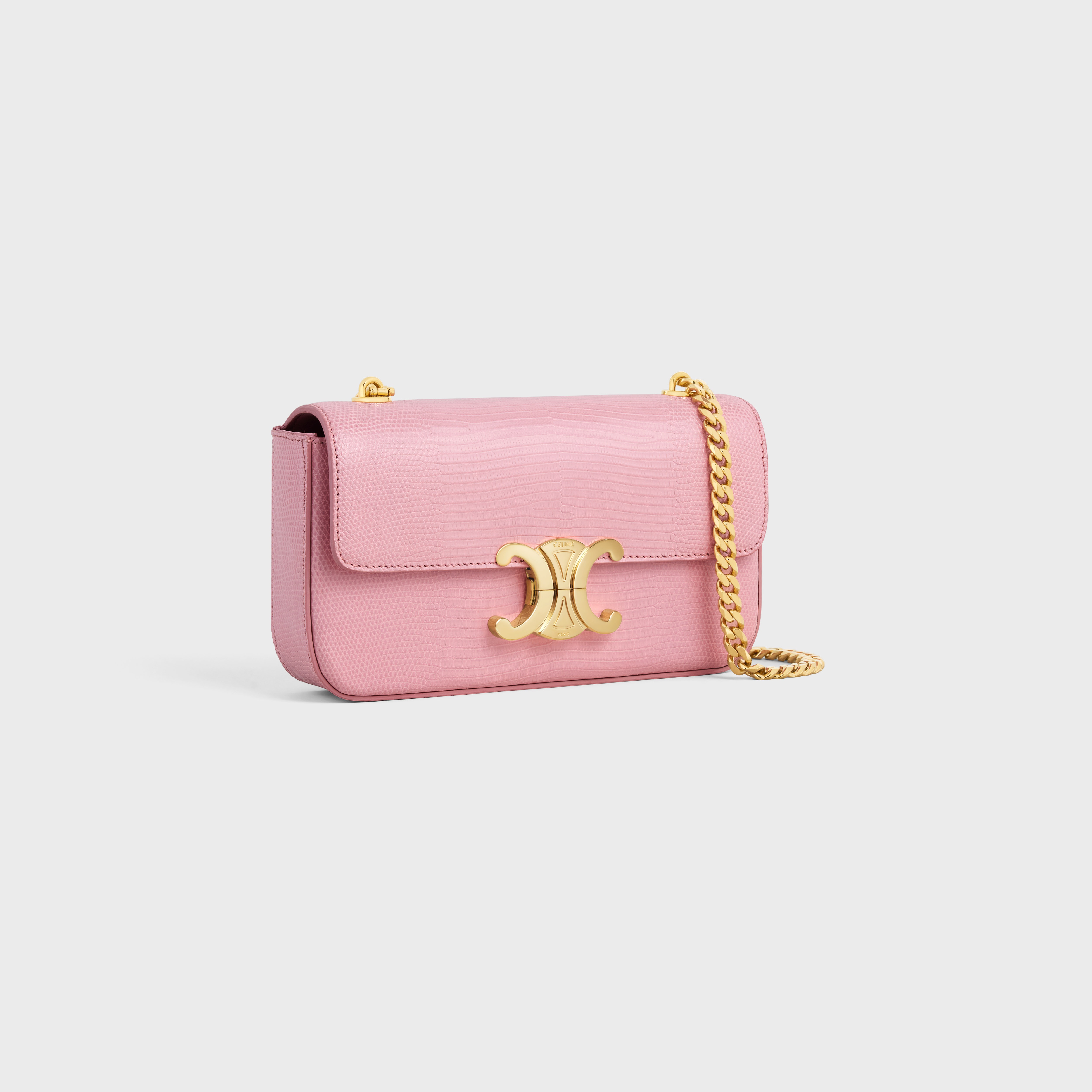 CHAIN SHOULDER BAG CLAUDE in lizard - 2