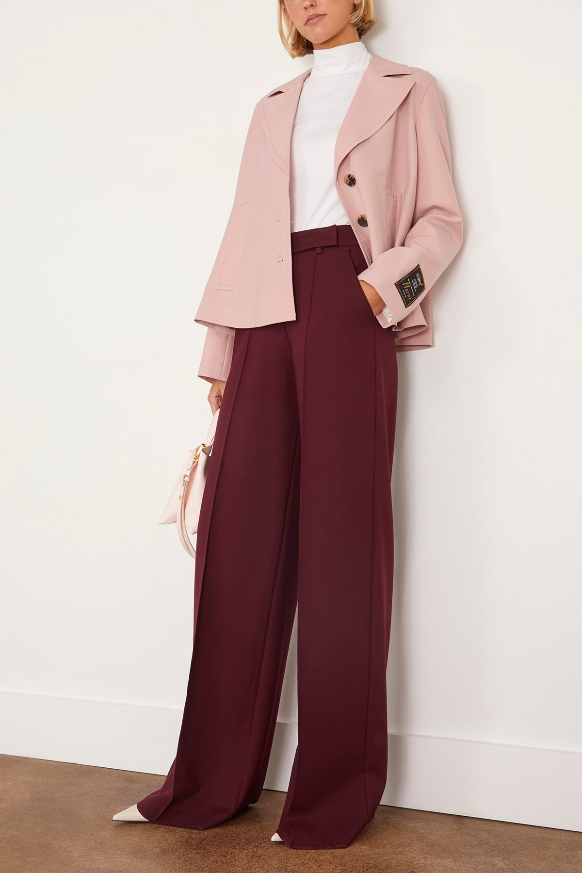 Emotional Essence Pants in Dark Burgundy - 2