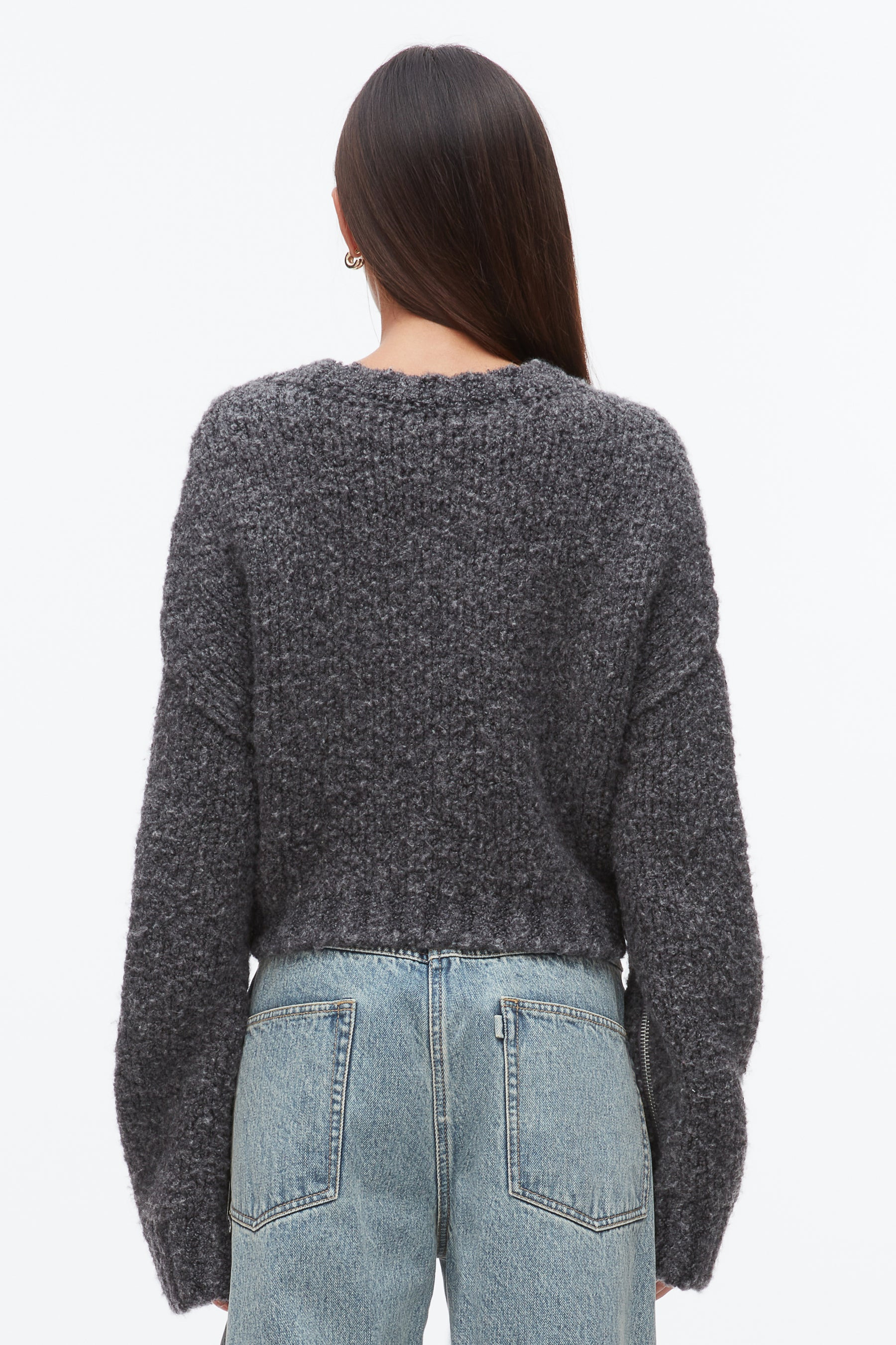 Boucle Zipper Crewneck - 5