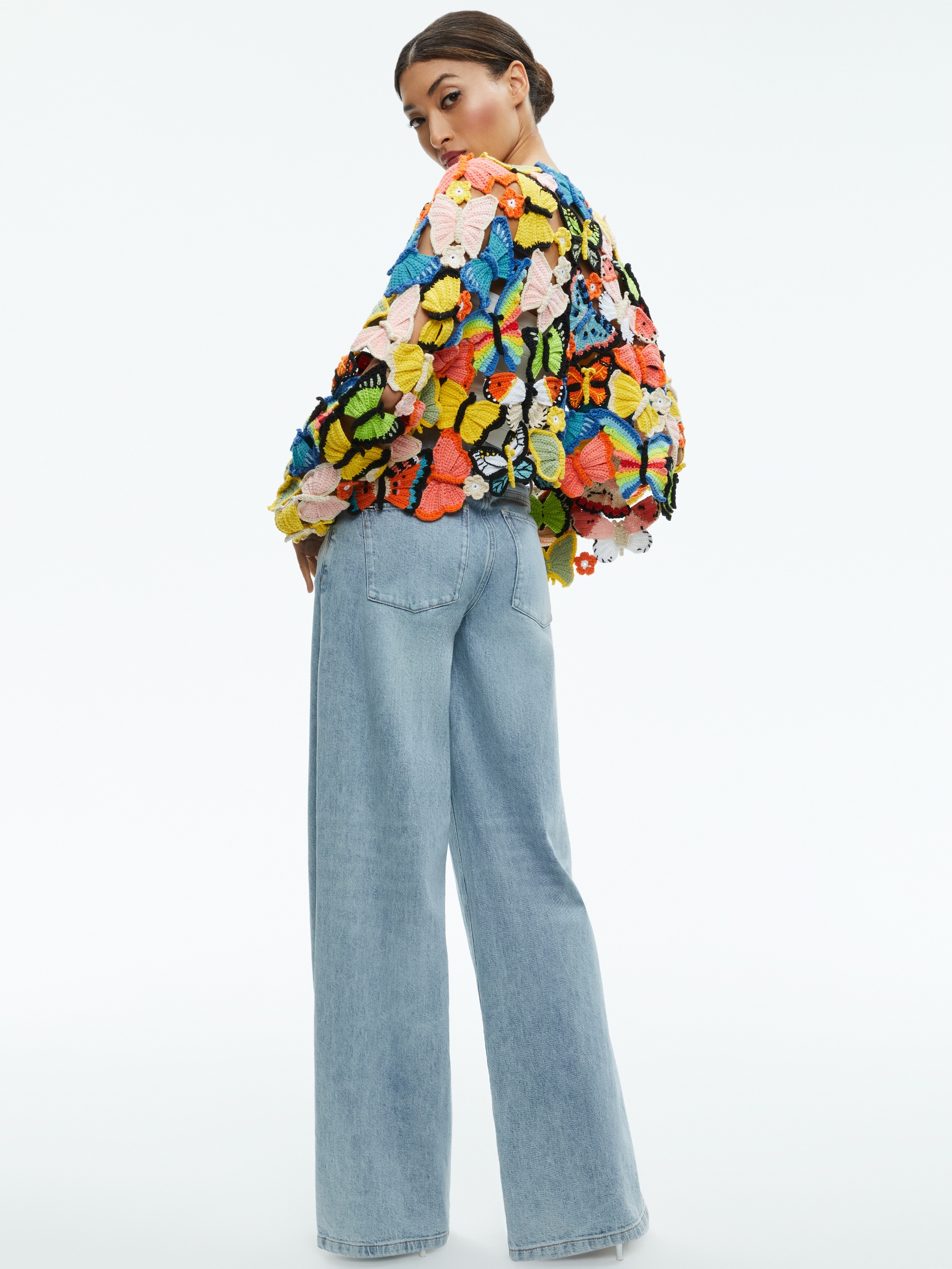 FAWN BUTTERFLY CROCHET JACKET - 4
