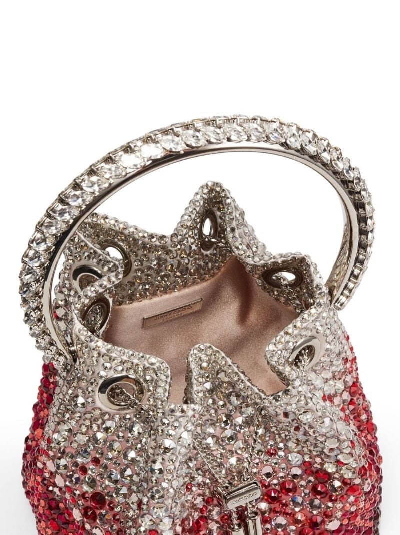 Bon Bon crystal-embellished bucket bag - 4