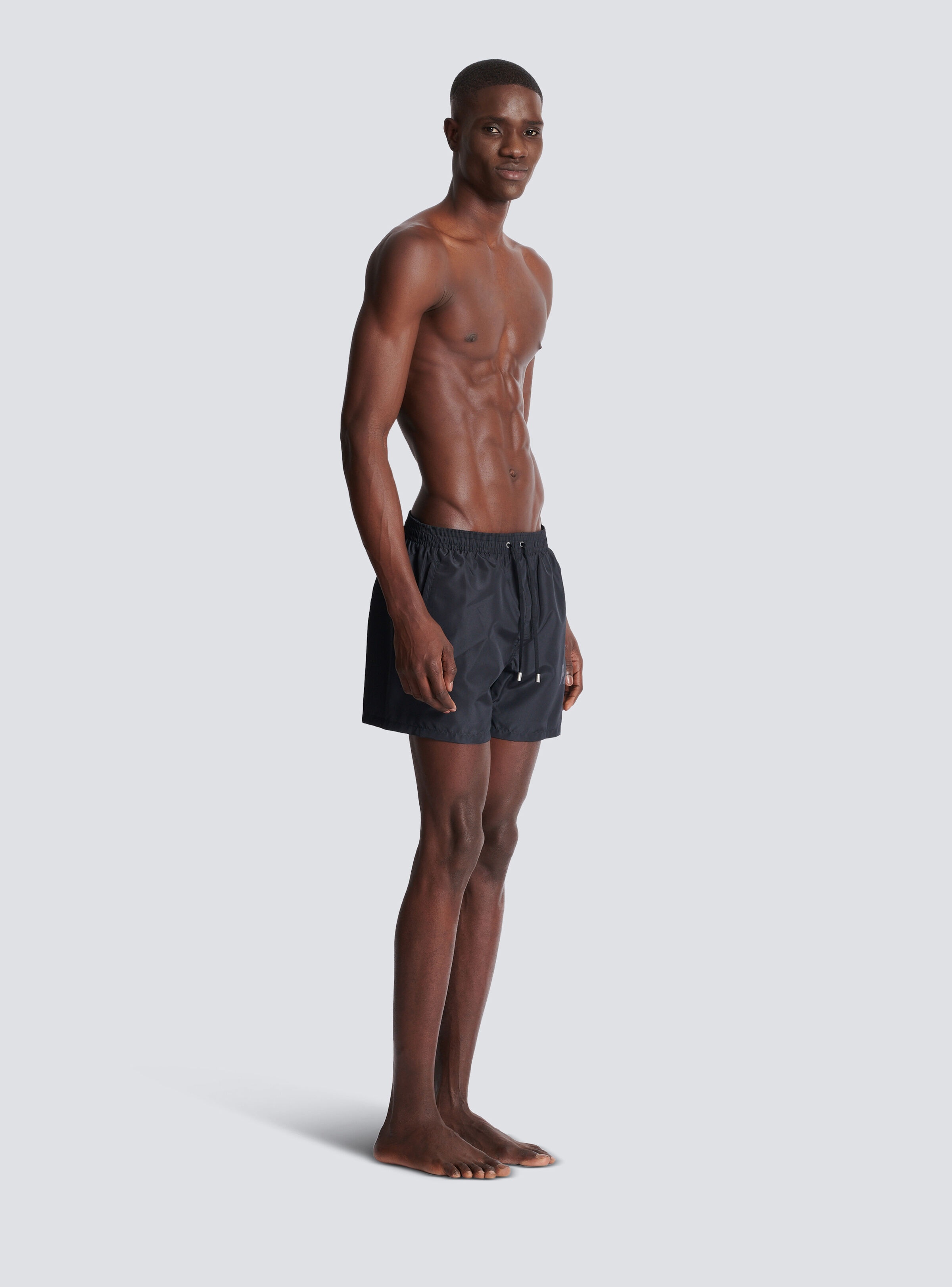 Printed Balmain Paris swim shorts - 3