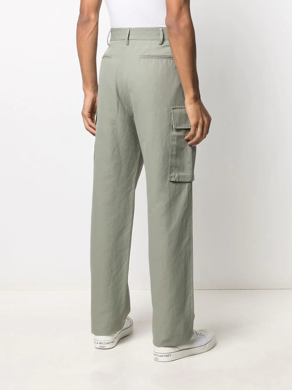 straight-leg cargo trousers - 5