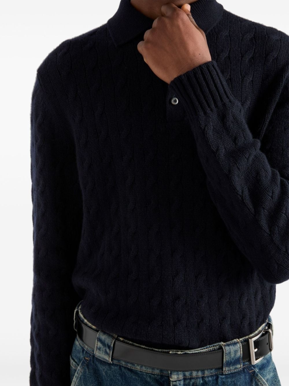 cashmere polo shirt - 4