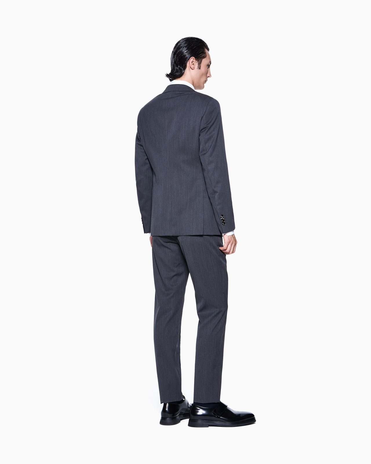 SOHO LINE SINGLE-BREASTED SUIT IN WOOL TWILL - 3